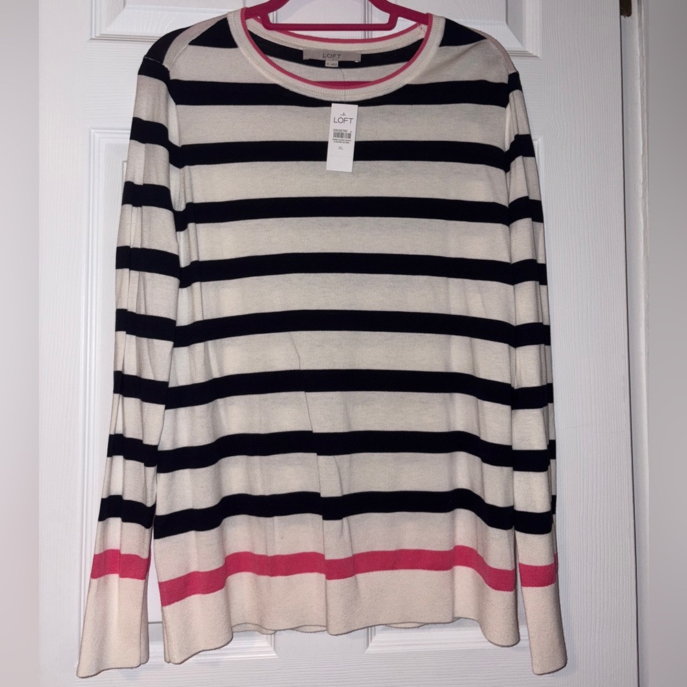 LOFT Striped Sweater